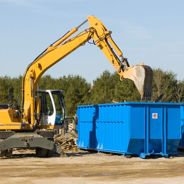 can i choose the location where the residential dumpster will be placed in Roy WA